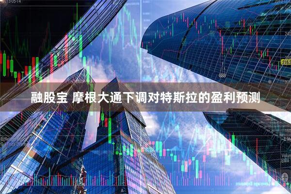 融股宝 摩根大通下调对特斯拉的盈利预测